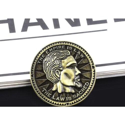 SG The Elder Scrolls Pendants Necklaces Dinosaur Triang Dragon Coin Keychain keyring Pendant Jewelry