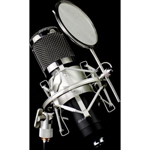 Spider Microphone Stand Shock Mount Mic Isolation Shield Windscreen Pop Filter Shockproof For Blue Spark DIGITAL Bluebird Studio
