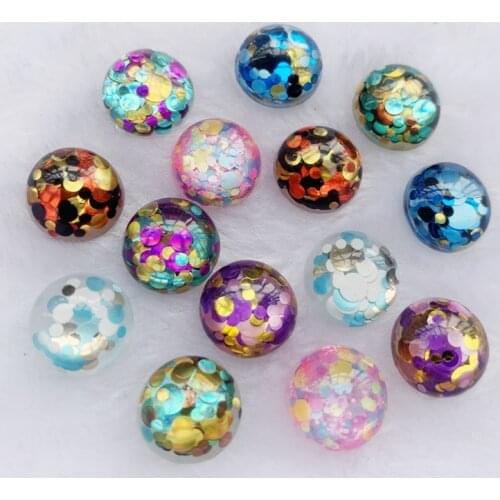 60pcs Colorful Crystal Rhinestones Round Stones Flatback Gems for DIY Wedding Jewelry accessories Decorations -E53