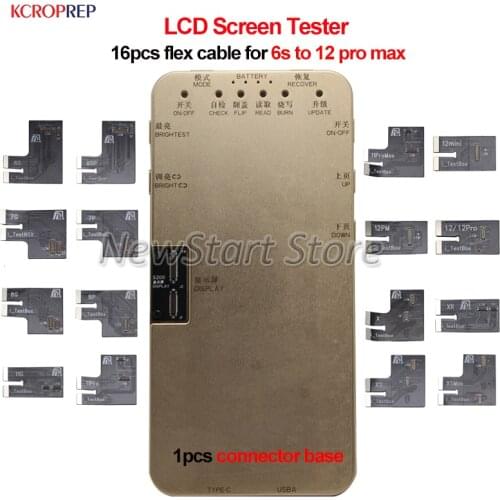 LCD Screen Tester For iPhone 12 11Pro MAX XS XR 8 7 6S DL S200 Programmer Ambient Light Sensor Original Color True Tone 3D Touch