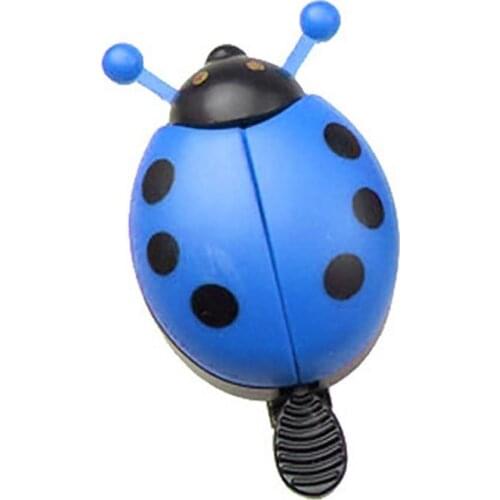 Bicycle bell ladybug shape roller skating bell, safety horn reminder, funny and cute， boys and girls, scooters, bicycle bells