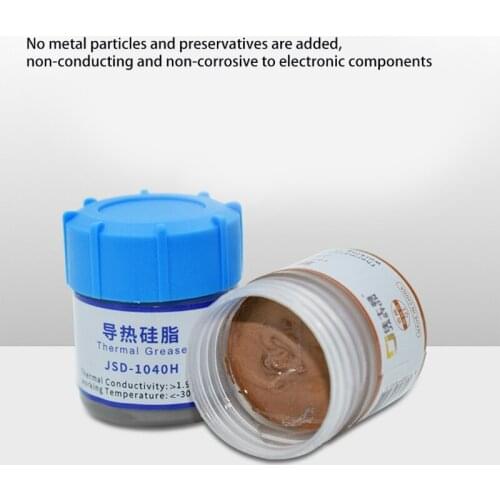 High Performance Golden/Gray/Silver Thermal Grease Compound Silicone Thermal Paste With Smudge Tool for CPU Heat Sink