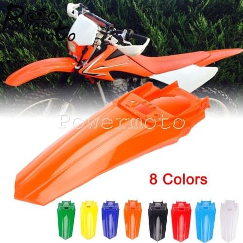 Motocross ABS Plastic Dirt Bike Rear Fender Bodywork Fairing Mud Guard Cover Protector for Honda CRF230F 2020 Off-Road Mudguard