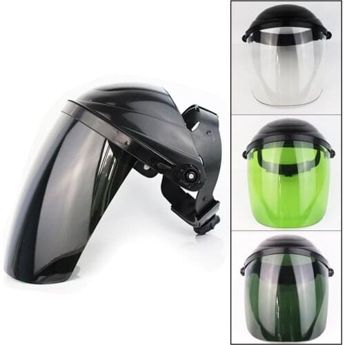 Protective Flame Cutting Grinding Fog Dust Proof Full Face Cover Mask Visor Shield Windproof Full Face Shield Screen