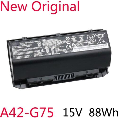 15V 5900mAh/88h A42-G750 Laptop Battery For ASUS ROG G750 G750J G750JH G750JM G750JS G750JW Notebook Battery