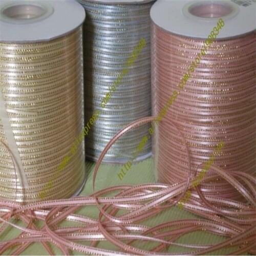 196 colors 1/8" 3mm Polyester Gold Silver Satin Ribbon gift Accessories,500y/color, ES003
