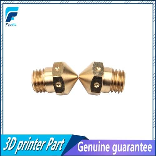 2pcs Great Quality MK10 Nozzle For Hotend Kit M7 3D Printer Brass MK10 Nozzle 3D Printer Parts