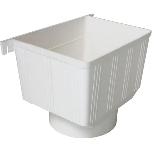 Accessories 75/110/160mm pvc rainwater hopper downspout drain adapter rain water collector rain water collector drain pipe