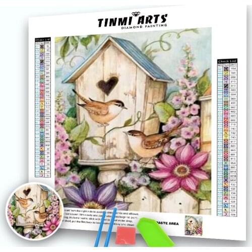 5D Diamond Painting Full Drill Round Animal Bird New Arrival Diamond Art Embroidery Home Decoration