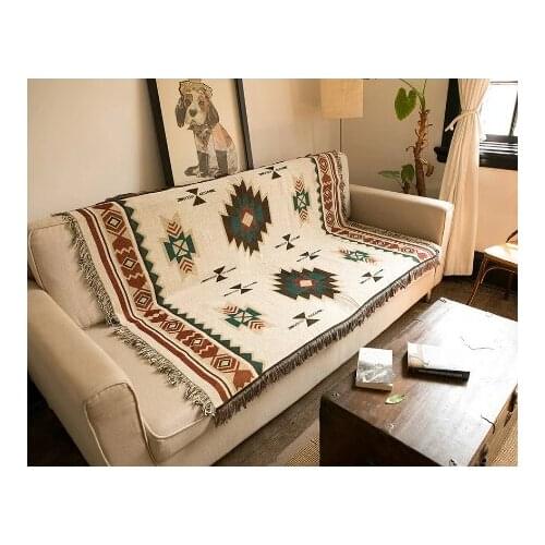 Bohemian Geometric Blanket Mandala Rug Sofa Cover Tapestry Throw Towel Bedding Sheet Adults Kids Home Travel Cobija Cobertor