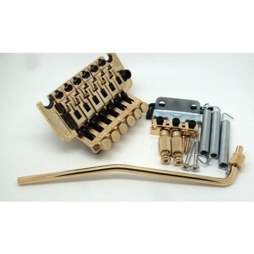 10X Floyd Rose Gold Lic Tremolo Bridge Double Locking System for Electric Guitar