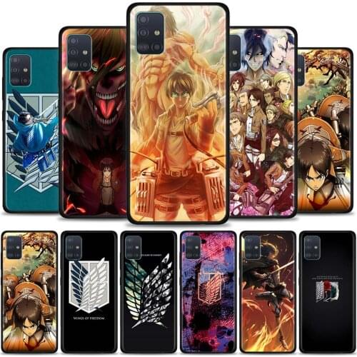 Anime Attack on Titan Case For Samsung M31 Prime F41 Phone Case Soft Silicon Back Cover For Galaxy M51 M31S M21