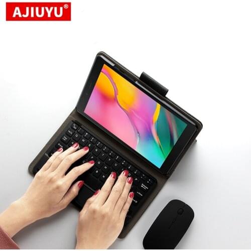 Case For Samsung Galaxy Tab A 8.0 2019 SM-T290 T295 Bluetooth keyboard Protective Cover PU SM-T295 T290 8" inch Tablet PC case