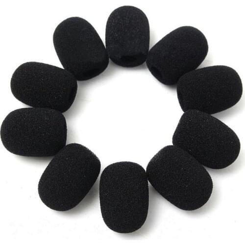 2020 Headset mic cover microphone windscreen windshied headset foam 5pcs/lot Headset replacement Foam Microphone Cover telephone