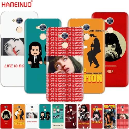 HAMEINUO Pulp Fiction cell phone Cover Case for Huawei Honor 4A 5A 6A 6C 6X 8 9 NOVA PLUS LITE