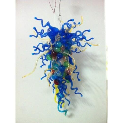 Italian Style Led Light Style Multicolor Murano Glass Chandelier Light