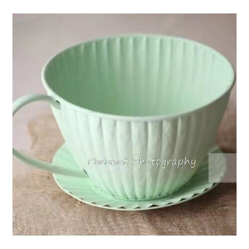 Coconut Newborn Photography Props Coffee Cup Milk Cup Newborn Photo Prop Full-moon Baby Photo Shoot Accessories Posing Container