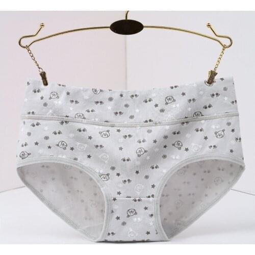 M-4XL Underwear Women Panties High Rise Cotton Briefs Cueca Plus Size Calcinhas Sexy Panty Shorts Underpant For Womens Panties