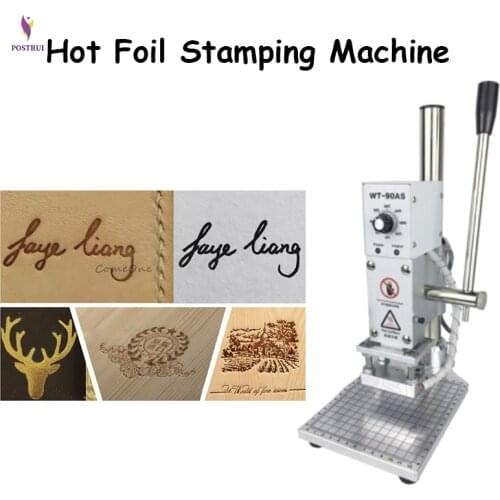 Leather Branding Machine Hot foil Stamping Electric Embosser Machine Diy Figure Hot Embossing logo Leather Printing Trademark