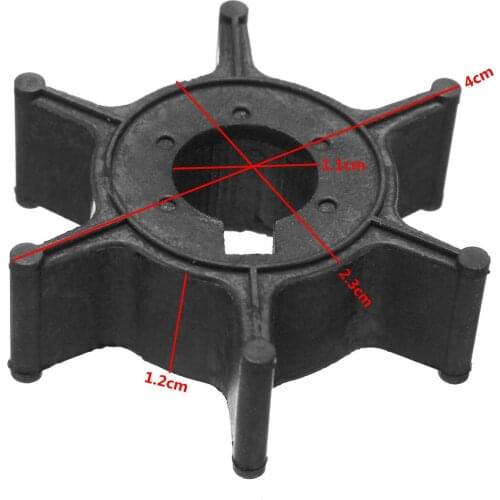 For Yamaha 4-6HP #6E0-44352-00-00 Outboard Motor Engine Water Pump Impeller
