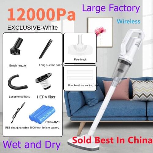 Car vacuum cleaner handheld wireless for car and home high-power wet and dry household vacuum-cleaner