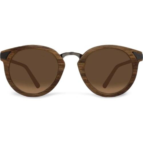 2021 Fashion Wood Sunglasses Women Men Polarized Brand Designer Vintage Sun Glasses UV400