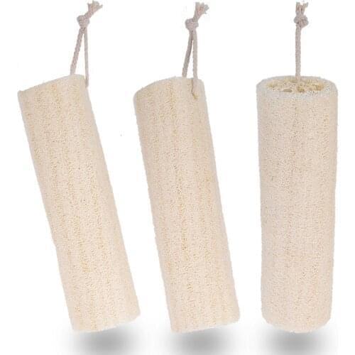 3pcs Natural Loofah Dish Scouring Pad Compostable Bath Sponge Body Exfoliating Scrubber