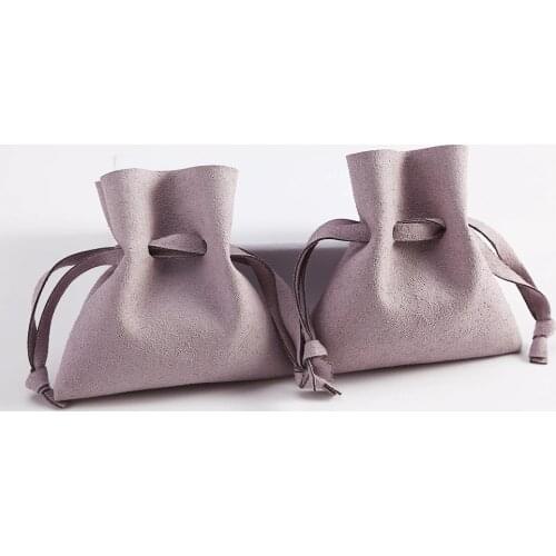 Microfiber Jewelry Packaging Velvet Envelope Pouches Chic Small Christmas Wedding Presents Gift Pouch for Ring Earrings Necklace