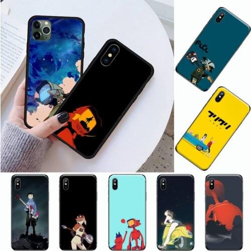 FLCL Japan anime Phone Case for iPhone 11 12 pro XS MAX 8 7 6 6S Plus X 5S SE 2020 XR