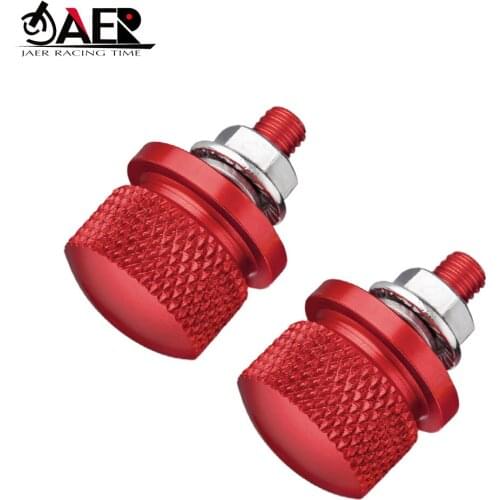 JAER Motorcycle m6 Liscence Plate Bracket Bolt Holder Nuts Screw for Yamaha r1 r3 r25 mt09 mt10 mt07 fz07