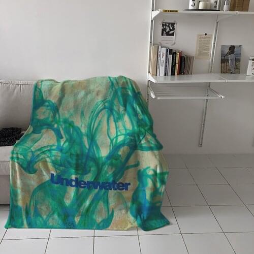 Water Elf Jellyfish Ocean Home Blanket High Quality Bedroom Living Room Sofa Blanket Lounge Hotel Travel Portable Soft Blanket