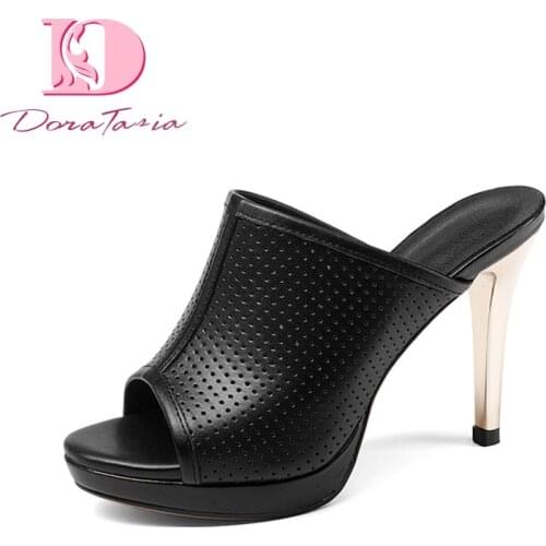 DoraTasia Womens High-heeled Shoes