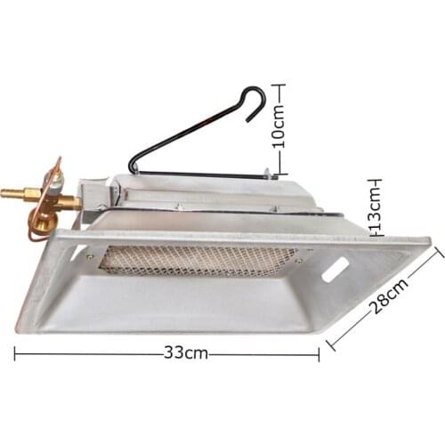 Poultry Farm Chicken incubator Heating Equipment Infrared Gas Brooder Heater Ceramics Heating for Poultry Chicken Duck