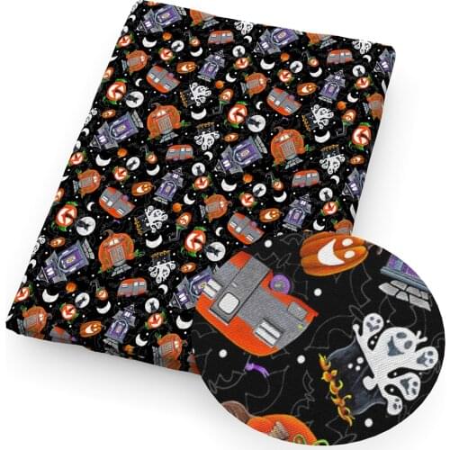 50*145cm Patchwork Halloween Printed 100% Cotton Fabric for Tissue Kids For Baby Sewing Quilting Fat Quarters Child DIY,c12228