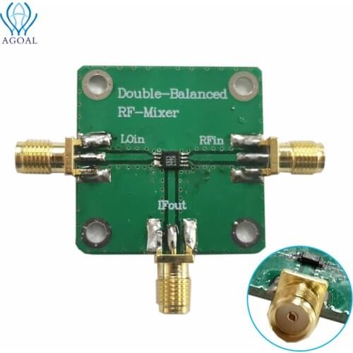Microwave Radio Frequency Dual Double Balanced RF Mixer Frequency Transducer SMA Female Differential Circuit Signal IF Filter