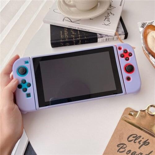 Soft Silicone Case For Nintend Switch Console Solid Color Anti-Slip Protective TPU Cover For NS Nintendo Switch Accessories
