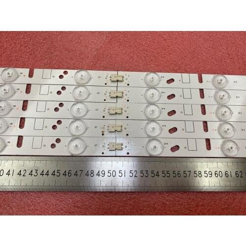 New 10set=100 PCS LED backlight strip for LT-50E350 LT-50E560 ZDCX50D14R-ZC14F-02 ZDCX50D14L-ZC14F-02 303CX500033