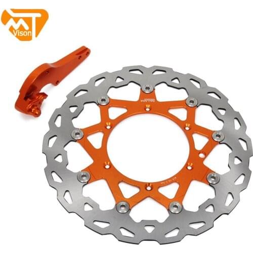 Motorcycle Dirt Bike Front Floating Brake Disc Rotor And Bracket For KTM EXC SX GS MX SXS MXC 125 200 250 300 350 380 1991-2009
