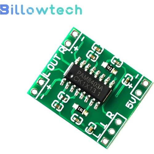 PAM8403 power amplifier board Class D 2x3w ultra-micro digital power amplifier board 2.5～5V USB power supply