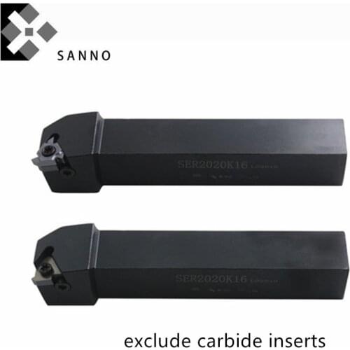 High precision external thread tools bar SER 16 / 22 / 27 cnc external threading turning cutter tool holder