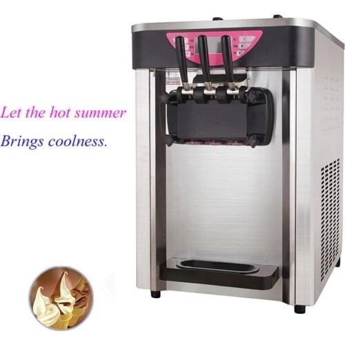 Three Flavors Small Two Colors For Cold Drink Shops Soft Ice Cream Machine Price Stainless Steel Ice Cream Machine BJ218S