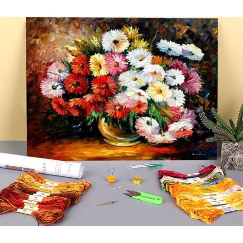 The Return Love Printed 11CT Cross Stitch DIY Embroidery Full Kit DMC Threads Handmade Needlework Painting Sewing Floss