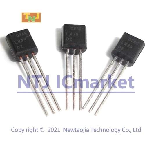10 PCS LM35DZ TO-92 LM35 DZ Centigrade Temperature Sensors 100% NEW original