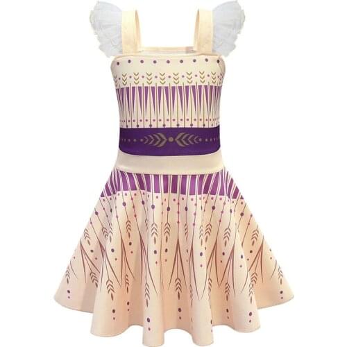 2020 Baby Girl Princess cartoons Dresses Queen Beauty girls Cosplay Costume Children Party Christmas Clothes