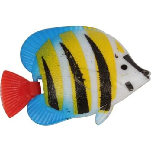 5x Aquarium Decor Plastic Plants Artificial Dish Water Plant Colorful Coral Decoration Fish Tank Ornament