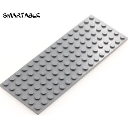 Smartable Plate 6X16 BasePlate Building Blocks MOC Parts Toys For Kids Educational Compatible Major Brands 3027 Toys 6pcs/lot
