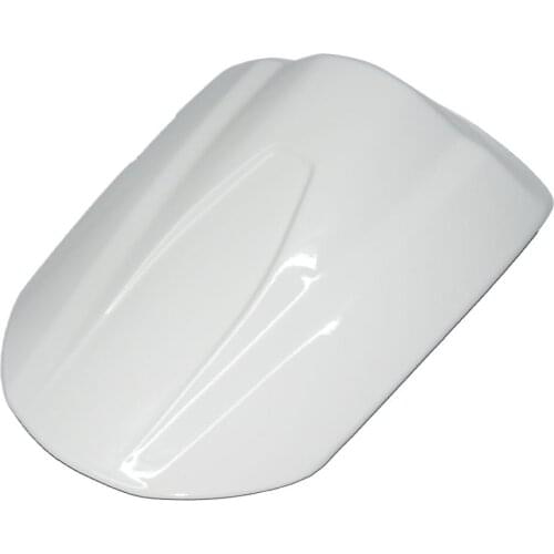White Motorcycle Rear Tail Pillion Passenger Hard Seat Cover Cowl Fairing Seat for Suzuki GSXR 600 750 GSXR600 GSXR750 2008-2010