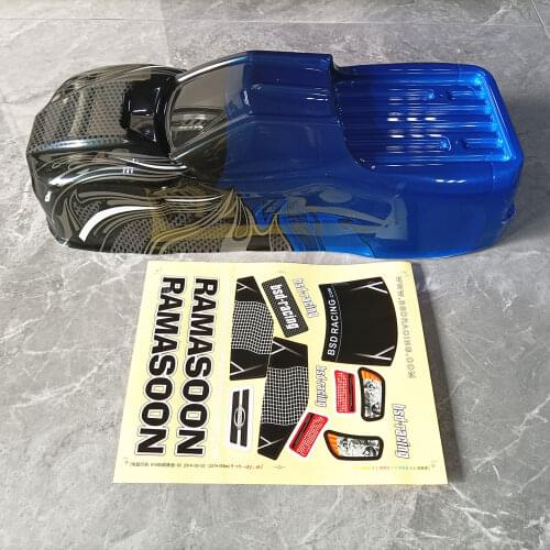 BSD/RED CAT RC CAR PARTS BS910-015 1/10 Body Frame Soon truck blue