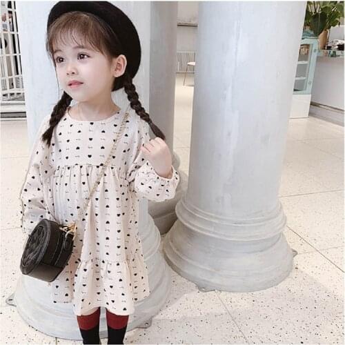 Kids Autumn Winter Dresses for Girls Princess Long Sleeves Party Birthday Wedding Dress Children Clothing School Wear
