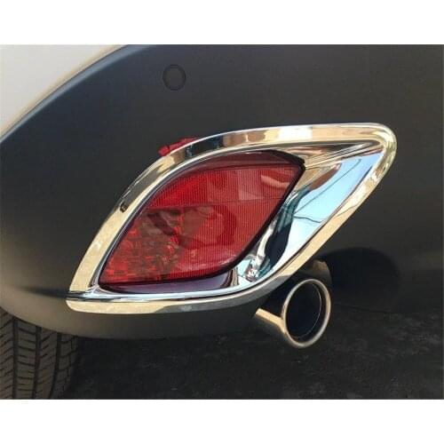 For Mazda CX-5 CX5 2013 2014 2015 2016 Chrome Rear Fog Light Lamp Bulb Cover Trim Foglight Shade Hood Accessories Car Styling